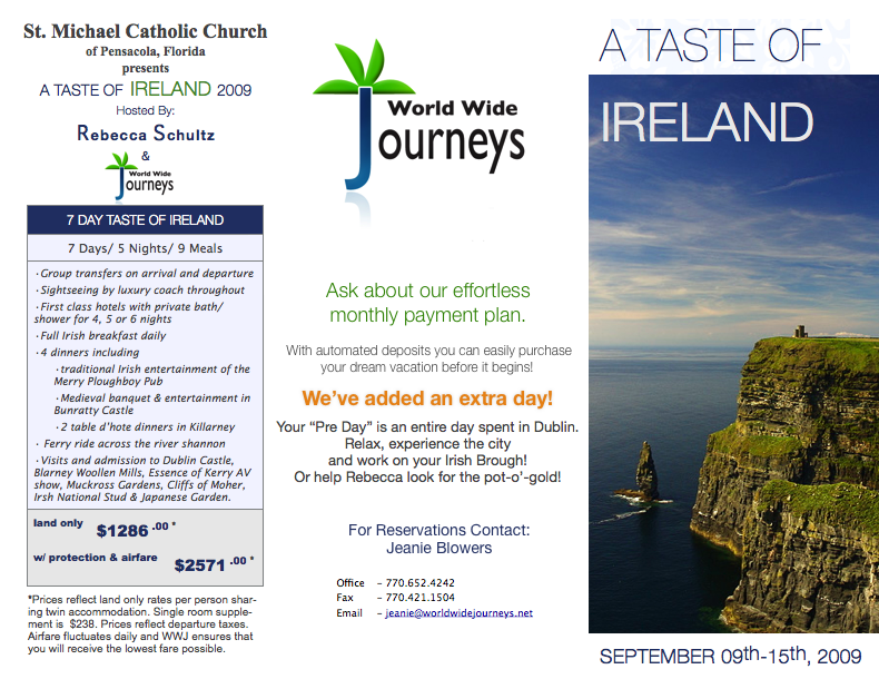 Ireland Brochure with details